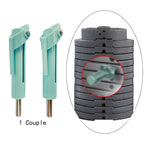 Multifunctional 10mm Weight Stack Pin - 2/1pcs for Gym & Bodybuilding